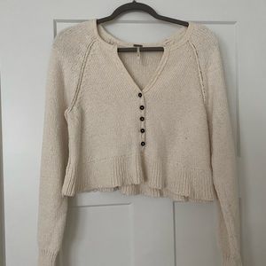 Free People cropped sweater